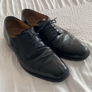 Men’s Moreschi Classic Black Oxfords (wedding shoes) size 11